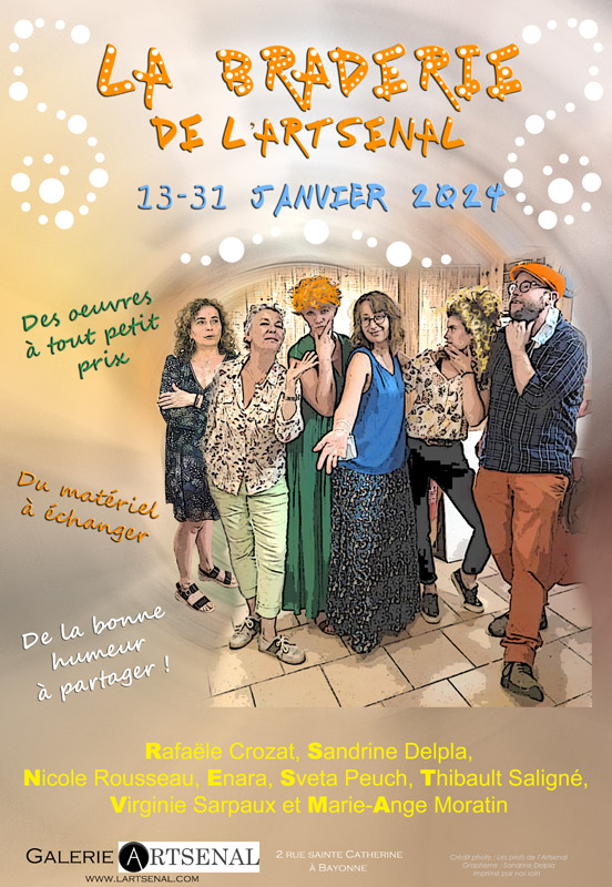 Affiche de la braderie de l'Artsenal