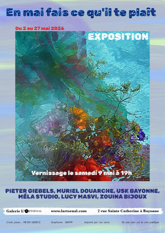 Affiche de l'expo de mai 2026