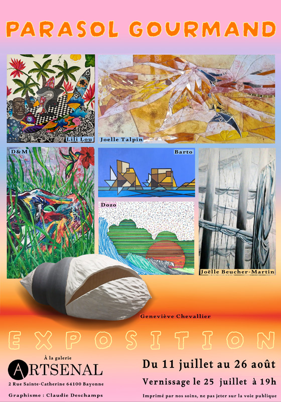 Affiche de l'expo : Parasol gourmand