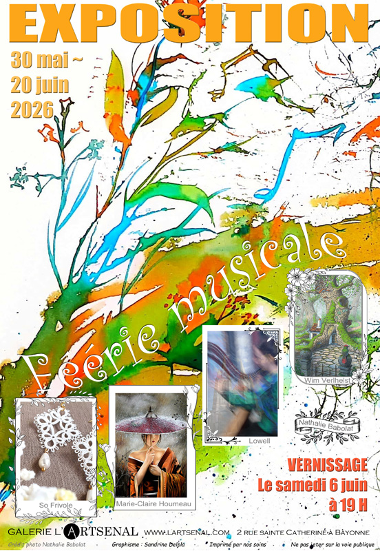 Affiche de l'expo "Féérie musicale"