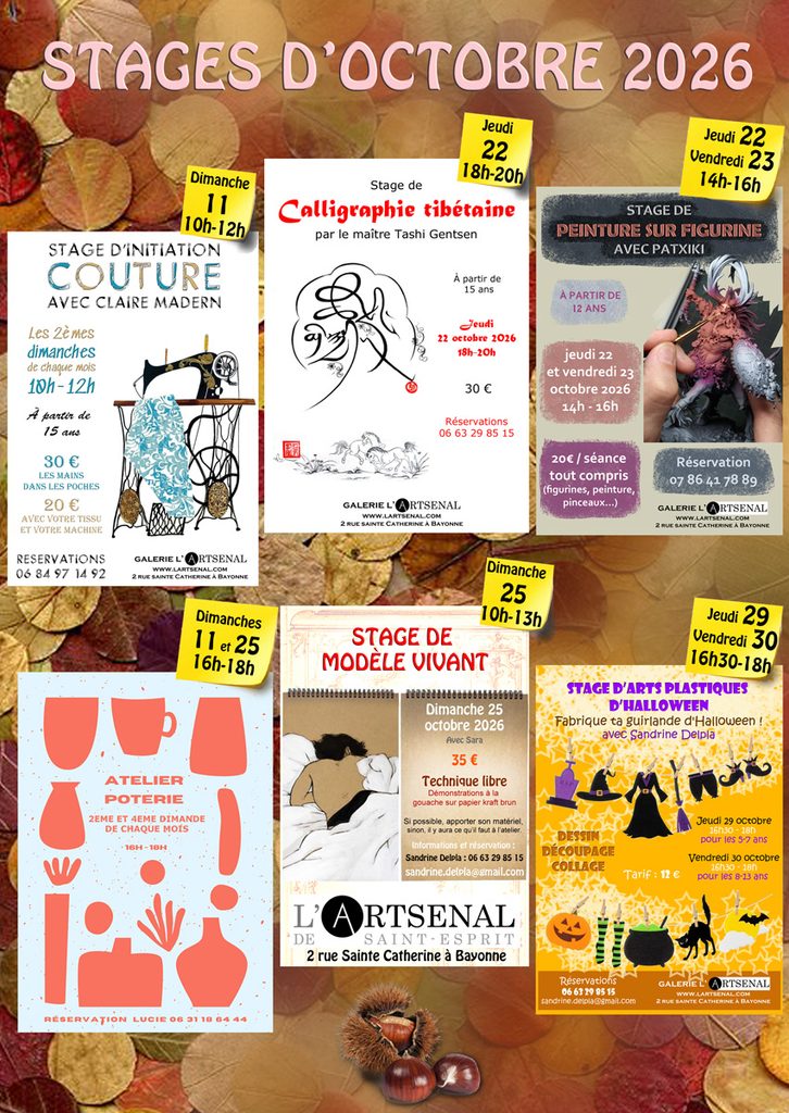 Affiche des stages